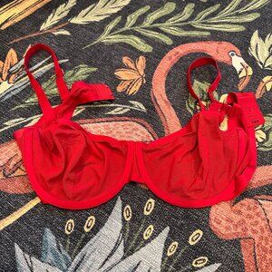 CUUP The Balconette Bra – Red, Size 38D
